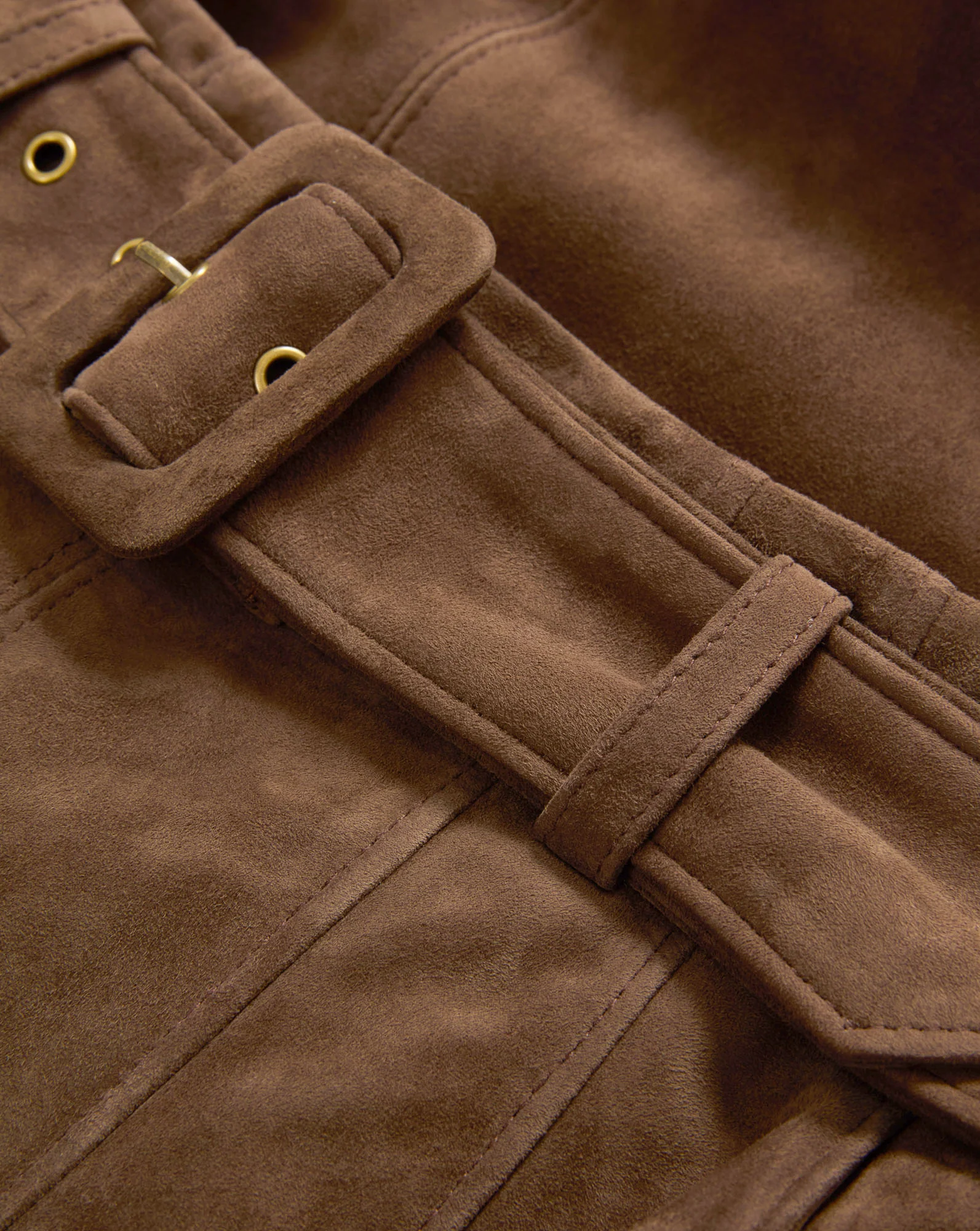 Alexie Suede Midi Skirt - Image 4