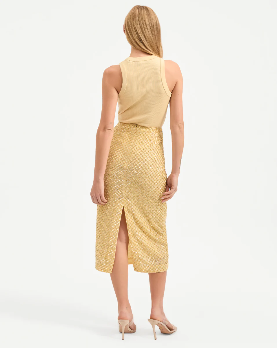 Allora Beaded Midi Skirt - Image 5