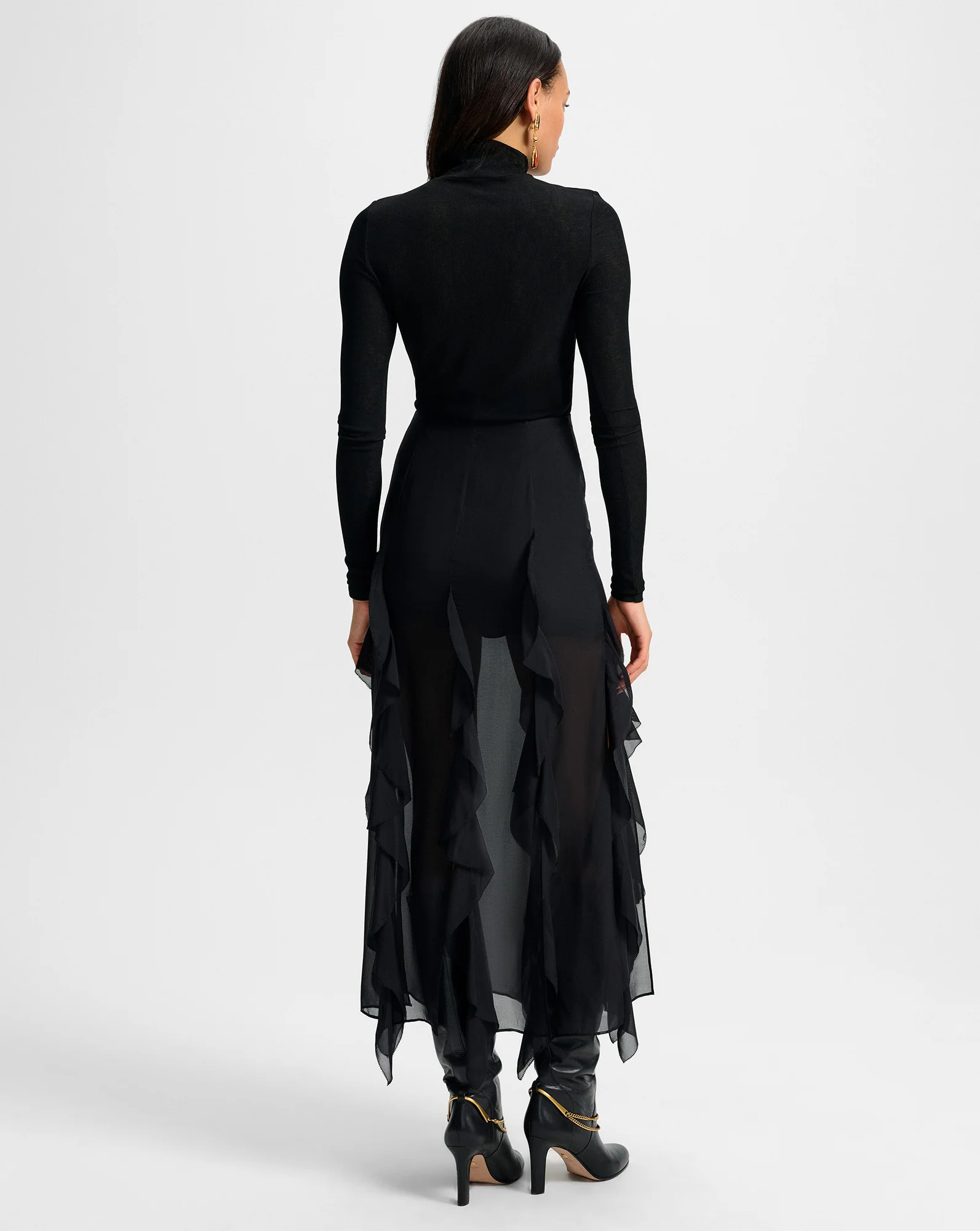 Ava Silk Maxi Skirt - Image 5