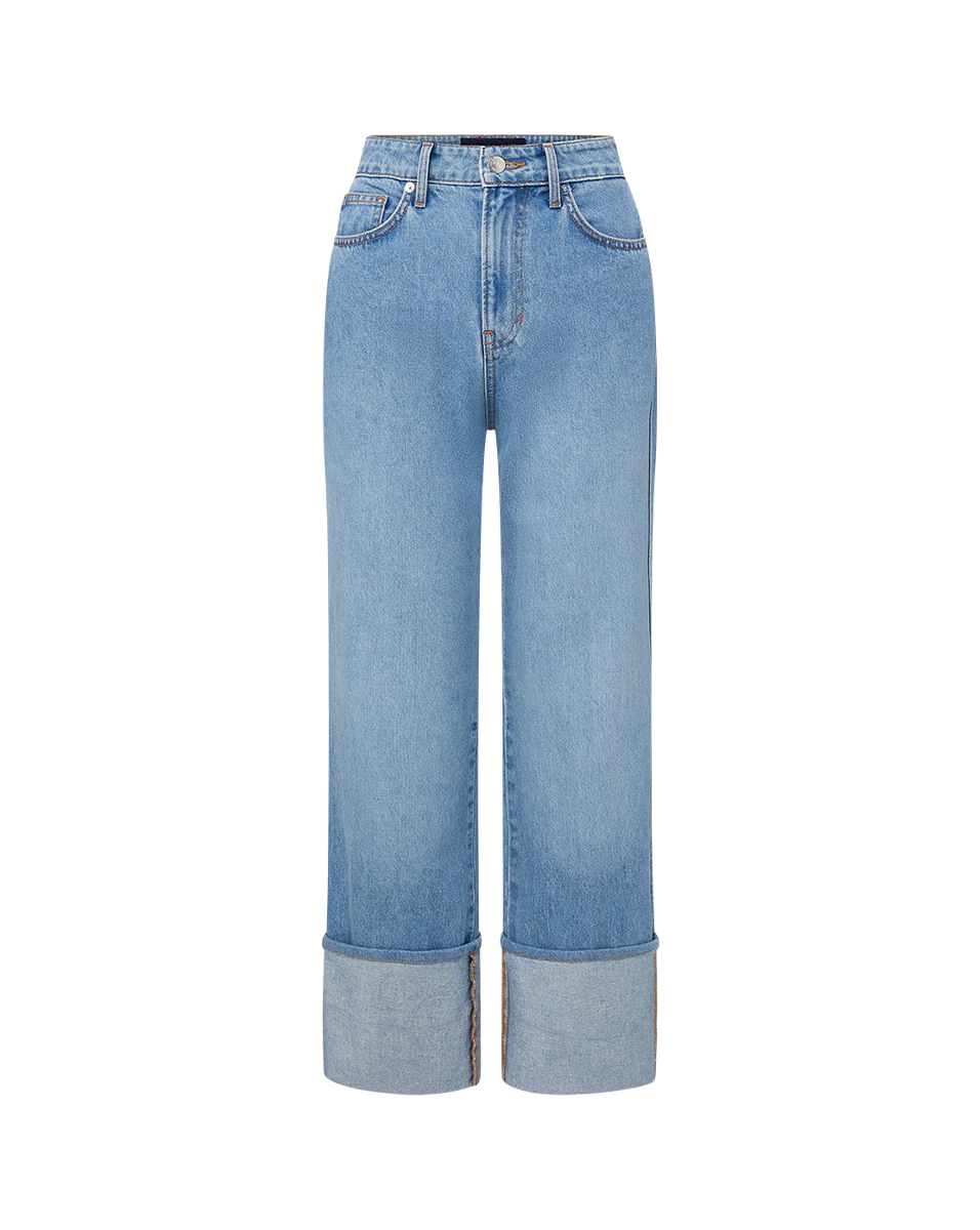 Dylan Cuffed Straight-Leg Jean - Image 6