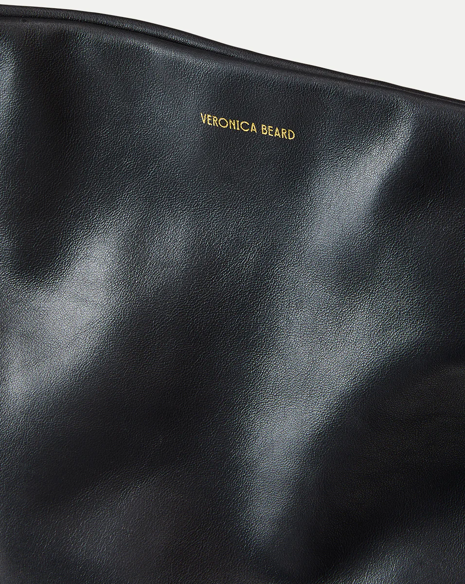 Veronica Beard Leather Slouch Bag - Image 3