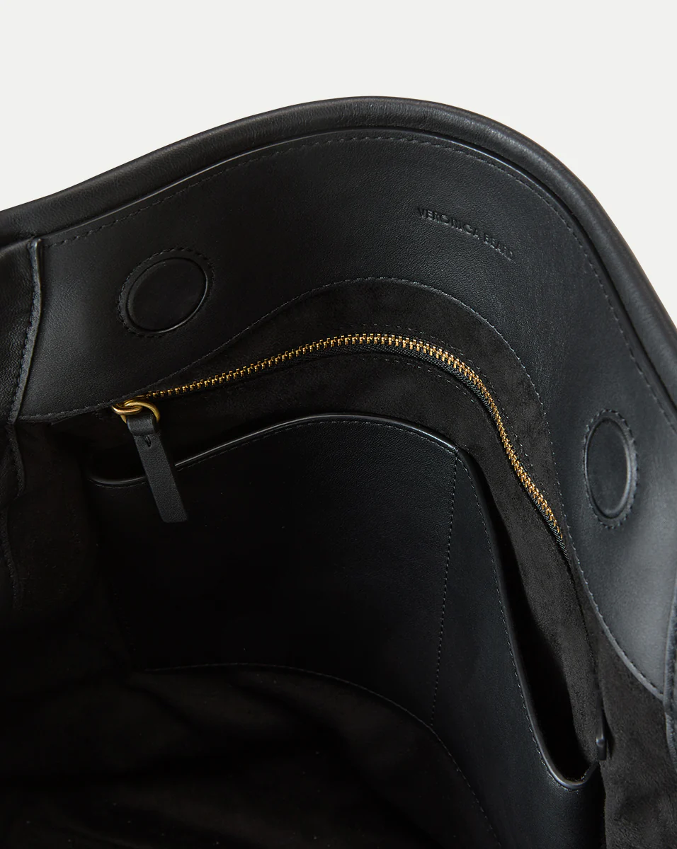 Veronica Beard Leather Slouch Bag - Image 4