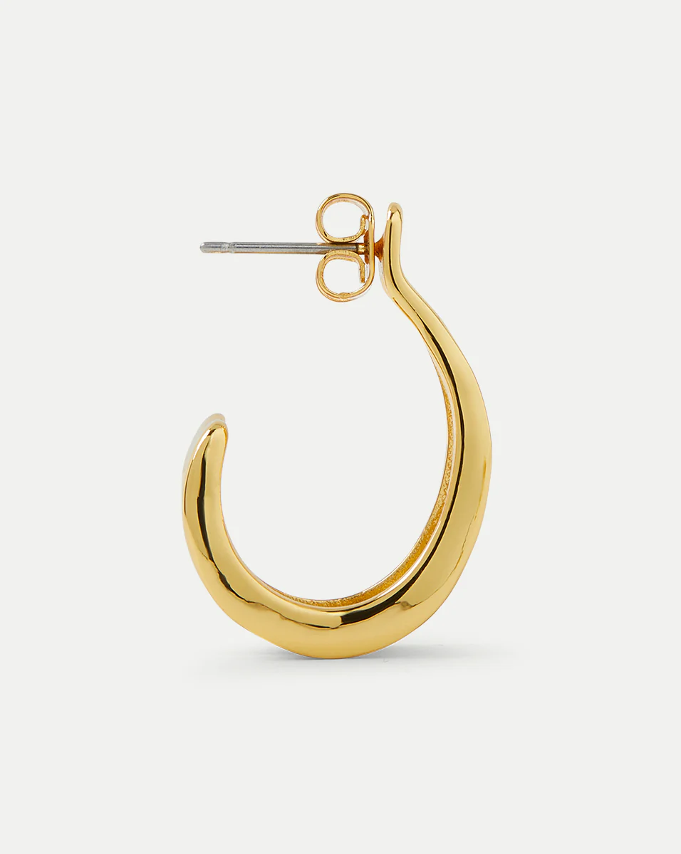 Molten Gold Ribbon Hoop - Image 3