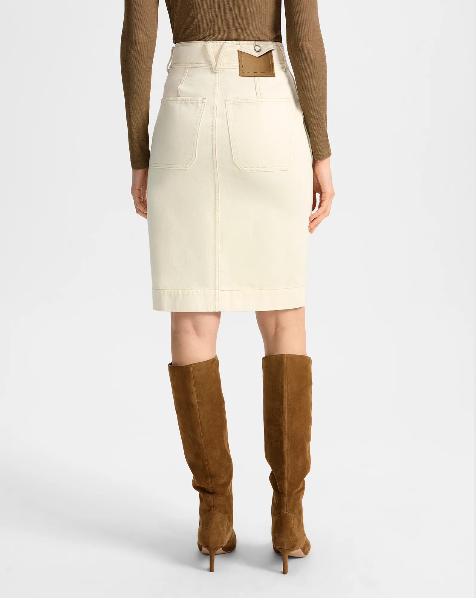 Rian Denim Midi Skirt - Image 6