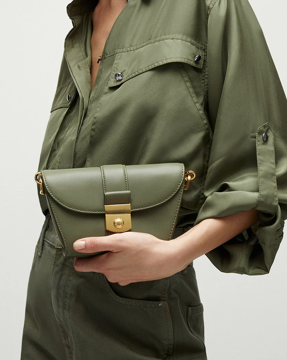 Small Crest Lock Trap Bag - Image 6