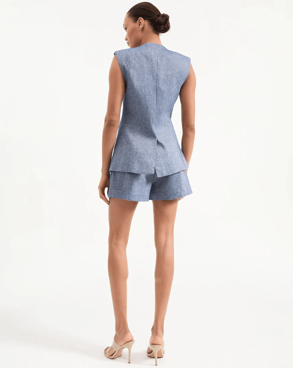 Tamara Linen Vest - Image 5