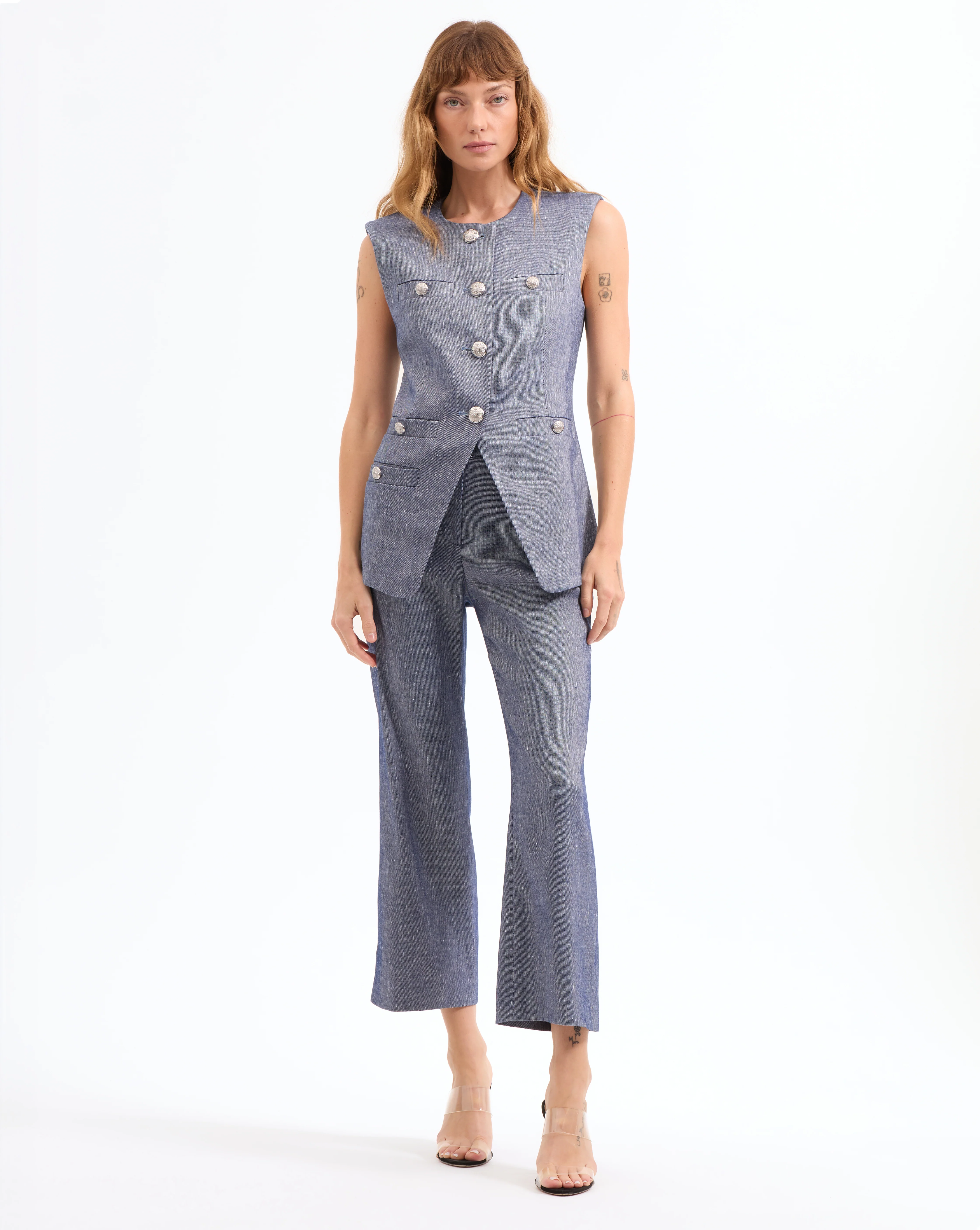 Tamara Linen Vest - Image 6