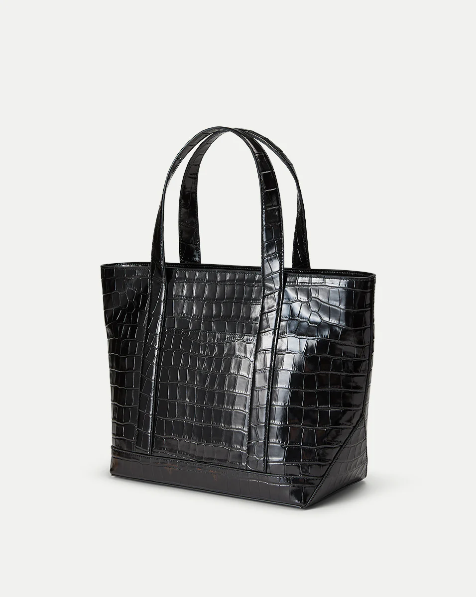 Veronica Beard Croc-Embossed Grand Goody Bag - Image 5